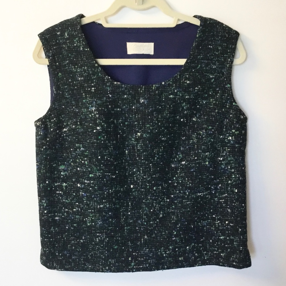 Vintage Pendleton Tweed Shell Tank - 12